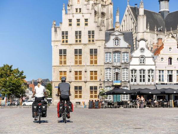 Radfahrer in Mechelen