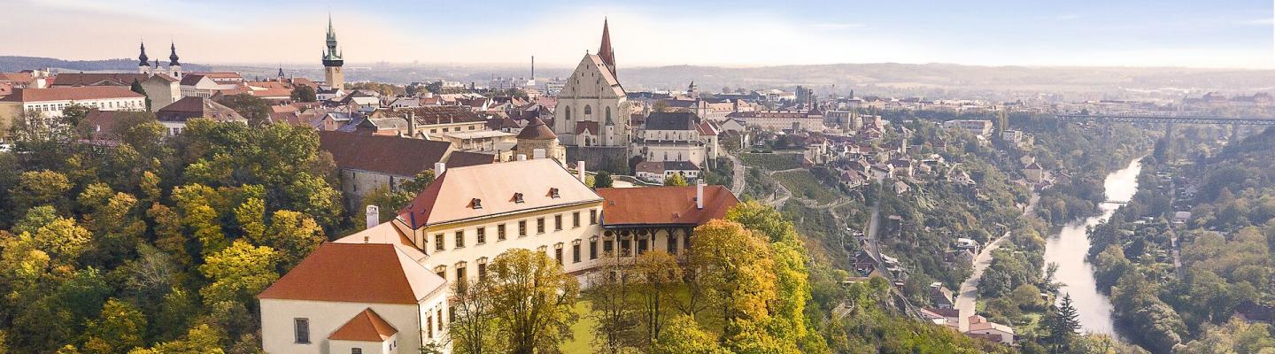 Blick auf Znajm an der Thaya