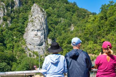 Katarakt-Durchfahrt Eisernes Tor - Decebalus Denkmal