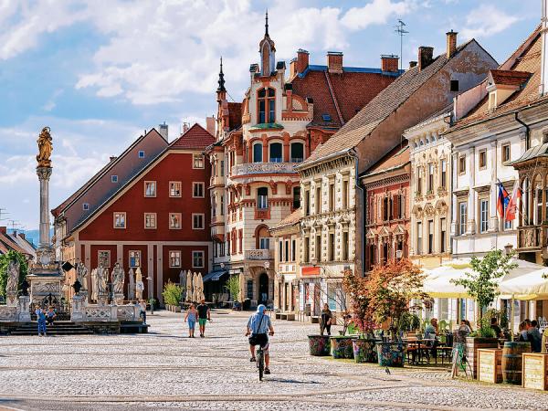 Hauptplatz in Maribor - Slowenien