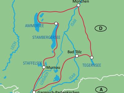 Bayern Karte Seen - Seen Im Allgau Eine Ubersicht Der Schonsten