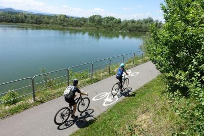 Radeln in der Flussidylle am Dunajecradweg