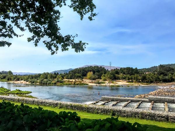 Schwimmen im Rio Lima