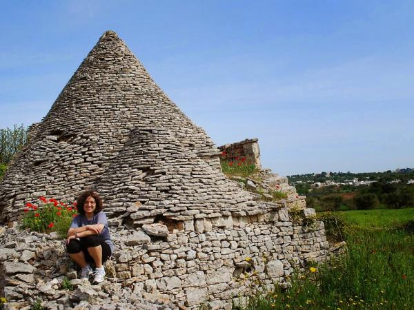 Pause bei einem Trullo