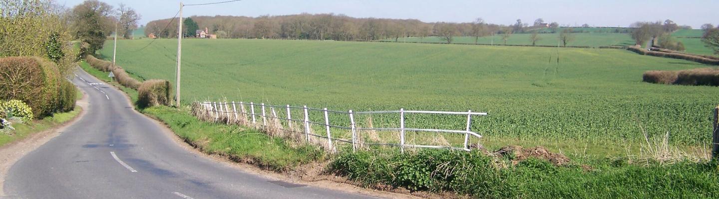 Landschaft in den Cotswolds