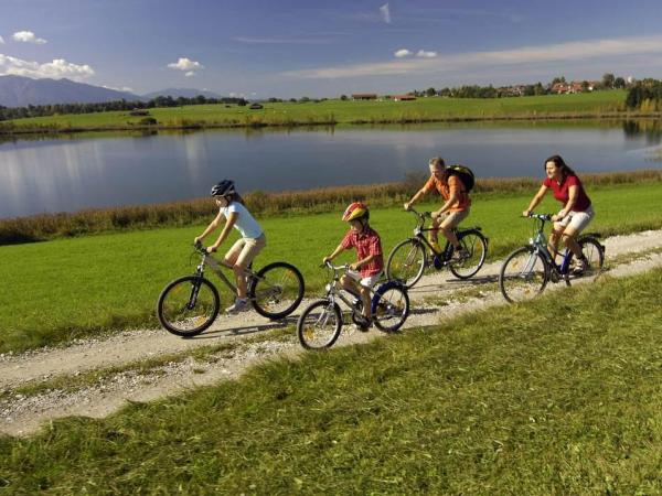 Radfahrer Familie