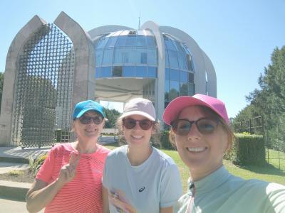 Selfie vor dem Memorial in Mohac