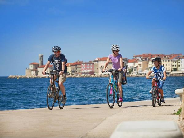 Radfahren an der Adria bei Portoroz