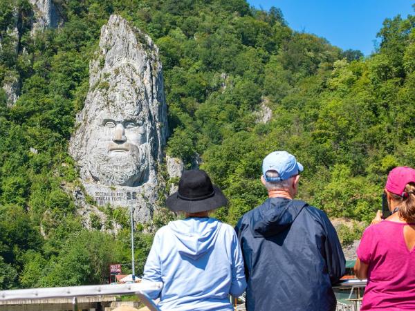 Katarakt-Durchfahrt Eisernes Tor - Decebalus Denkmal