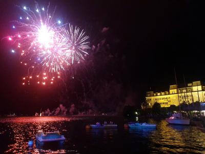 Feuerwerk ber dem Zeller See